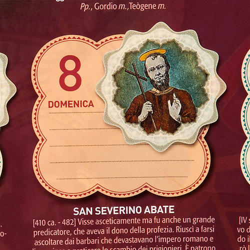 Une année de saints, calendrier 2012 ITALIEN 5
