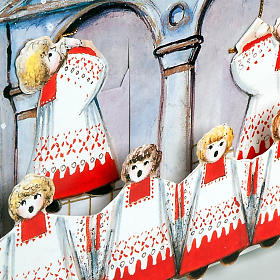 Livres pour enfants: Cloches du Noel, livre pop up ITALIEN