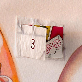 Calendriers et Livres religieux: Calendrier de l'Avent, collage ITALIEN