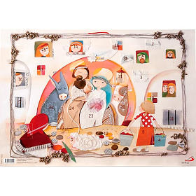 Calendari e altri libri religiosi: Calendario dell'Avvento collage Calendari e altri libri religiosi: Calendario dell'Avvento collage