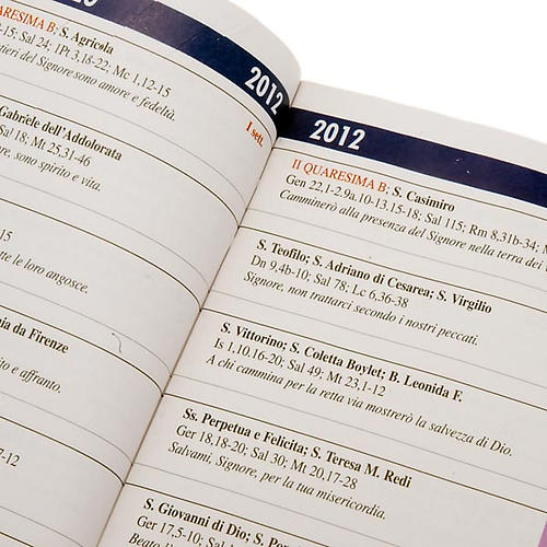 Calendario liturgico anno 2012 2
