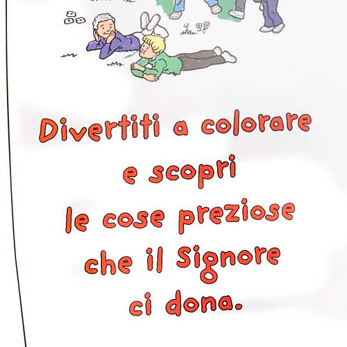 "Grazie signore per..." colouring booklet 2