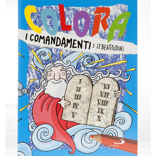 Colour the commandments and the Beatitudes 1