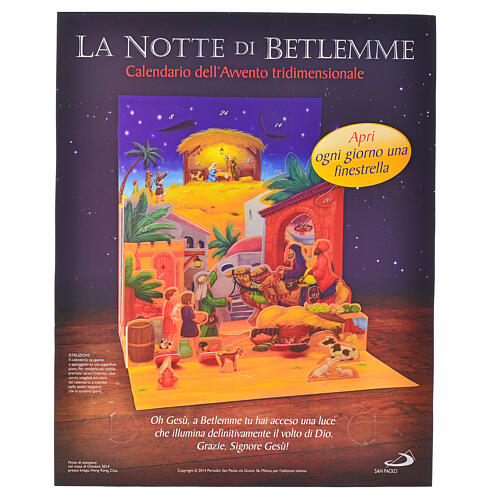 3D Advent Calendar Bethlehem Night 6