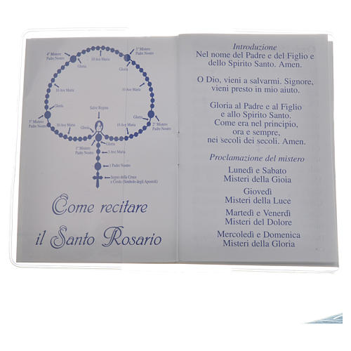 Rosary Leaflet St Jean XXIII image 6,5x9,5cm 2