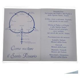 Rosary Leaflet Mary Undoer of Knots image 6,5x9,5cm