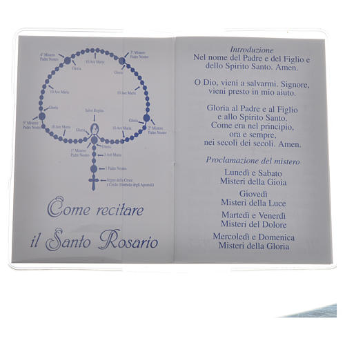 Rosary Leaflet Mary Undoer of Knots image 6,5x9,5cm 2