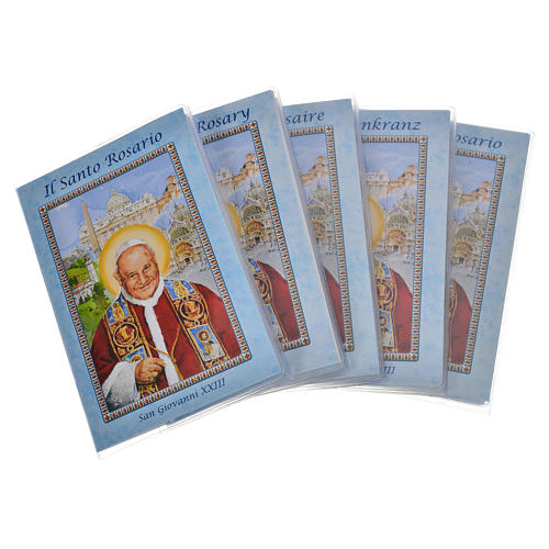 Livre rosaire Saint Jean XXIII et chapelet IT 1