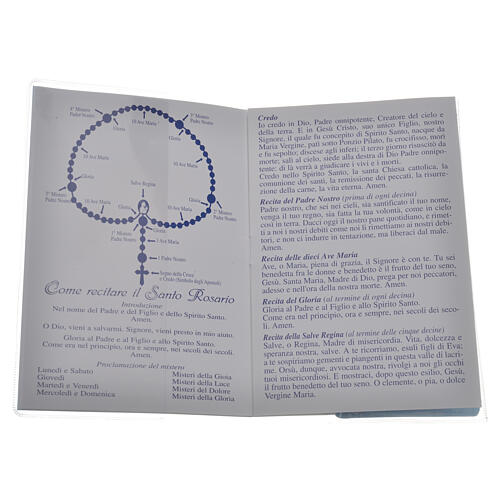 Saint John XXIII rosary booklet and rosary 2