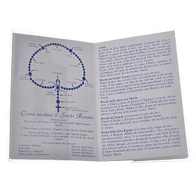 St Pope John P. II rosary booklet and rosary