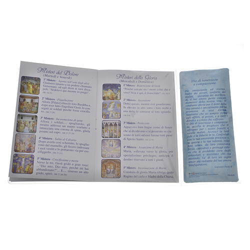 St Pope John P. II rosary booklet and rosary 3