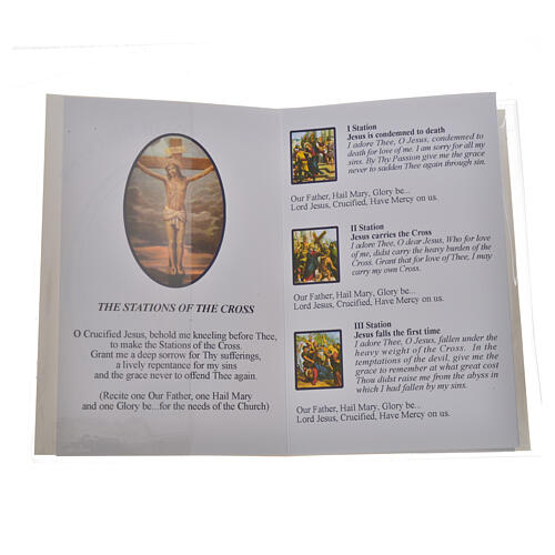 Booklet with rosary The Station of The Cross ENGLISH 2