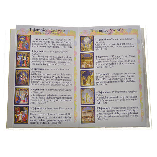 Booklet with Holy Rosary John P. II 3