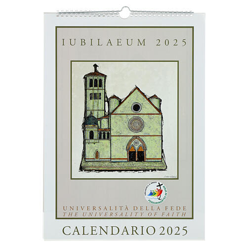 Calendario 2025 Giubileo universalità della fede 1