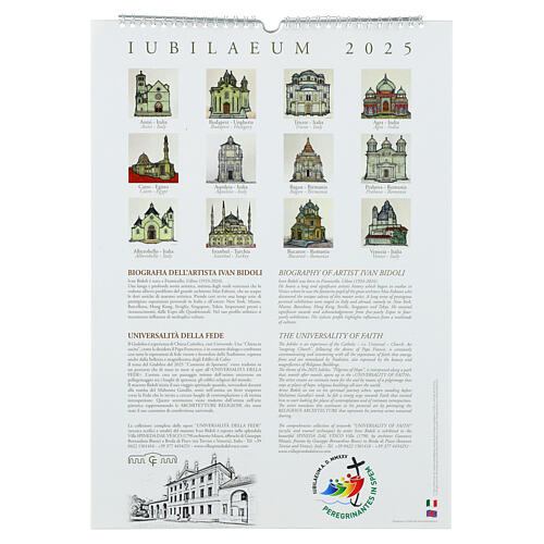 Calendario 2025 Giubileo universalità della fede 4