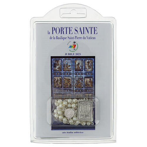 Livret Porte Sainte Jubilé 2025 avec chapelet 5 mm - FRA 8