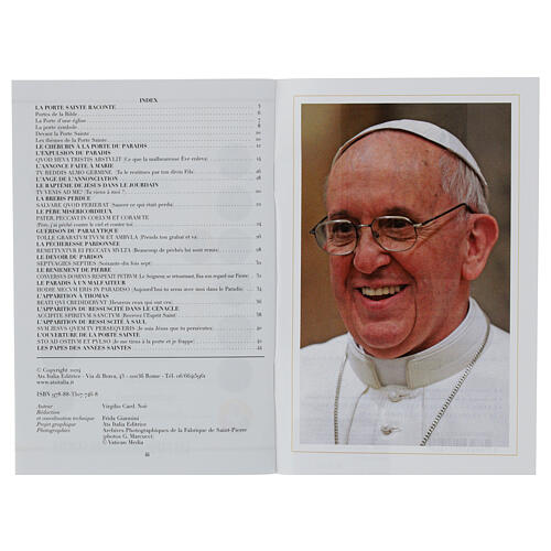 Libretto Porta Santa Giubileo 2025 con rosario 5 mm - LINGUA FRANCESE 3