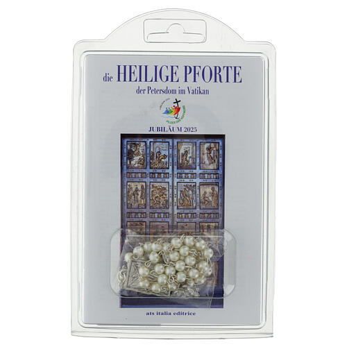 Jubiläumstaschenbuch Heilige Pforte 2025 mit 5 mm Rosenkranz - DEUTSCHE SPRACHE 8