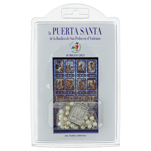 Libretto Porta Santa Giubileo 2025 con rosario 5 mm - LINGUA SPAGNOLO 8