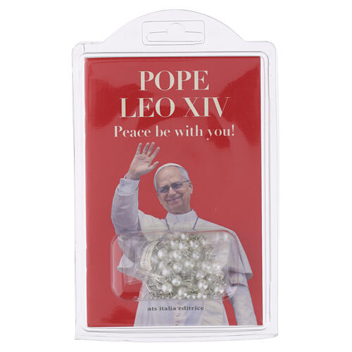 Buch mit Rosenkranz, Papst Leo XIV. „Der Friede sei mit euch!“ – ENGLISCHE SPRACHE 7
