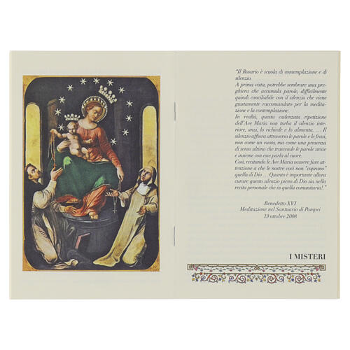 Buch „Der Rosenkranz“, Papst Leo XIV und Duftrosenkranz mit Holzperlen – ITALIENISCHE SPRACHE 2