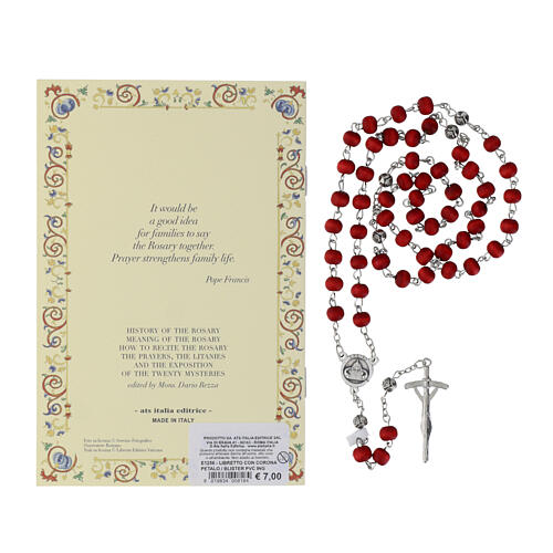 Pope Leo XIV Holy Rosary Booklet with Rose-Scented Wooden Rosary - ENGLISH LANGUAGE 3