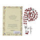 Booklet: "The Rosary" with Pope Leo XIV scented wooden rosary, GERMAN s3