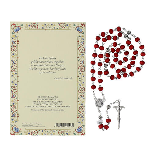 Buch „Der Rosenkranz“, Papst Leo XIV und Duftrosenkranz mit Holzperlen – POLNISCHE SPRACHE 3