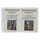 The Holy Rosary Booklet Pope Leo XIV with Glass Rosary, ITALIAN LANGUAGE s3