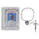 The Holy Rosary booklet with Pope Leo XIV cover, Glass Rosary in ENGLISH s1