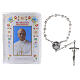 The Holy Rosary Booklet Pope Leo XIV with Glass Rosary, GERMAN LANGUAGE s1