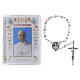 Büchlein „Der Heilige Rosenkranz“, Papst Leo XIV, mit Glasrosenkranz – SPANISCHE SPRACHE s1