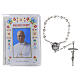 The Holy Rosary Booklet Pope Leo XIV with Glass Rosary, POLISH LANGUAGE s1