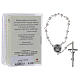 The Holy Rosary Booklet Pope Leo XIV with Glass Rosary, POLISH LANGUAGE s4