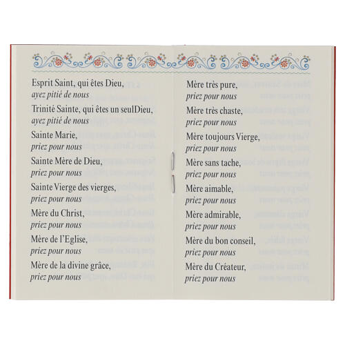 Book: Pope Leo XIV's "The Holy Rosary" with glass rosary, FRENCH 3