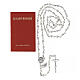 Book: Pope Leo XIV's "The Holy Rosary" with glass rosary, FRENCH s1