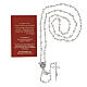 Book: Pope Leo XIV's "The Holy Rosary" with glass rosary, GERMAN s4