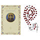 Booklet: "The Rosary" with St. Francis parchment-effect cover and rose-scented wooden rosary, ENGLISH s1