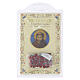Booklet: "The Rosary" with St. Francis parchment-effect cover and rose-scented wooden rosary, ENGLISH s4