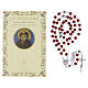 Libro Il rosario con San Francesco carta pergamena rosario legno - LINGUA FRANCESE s1