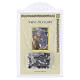 Saint Francis booklet with wooden Tau cross rosary, FRENCH LANGUAGE s4
