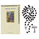 Booklet: St. Francis wooden rosary with Tau, GERMAN s1