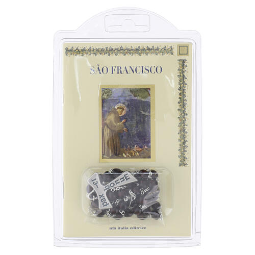 Booklet: St. Francis wooden rosary with Tau, PORTUGUESE 4