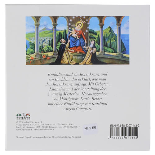 Livret avec chapelet en verre « Le Saint Rosaire » Saint François ALLEMAND 5