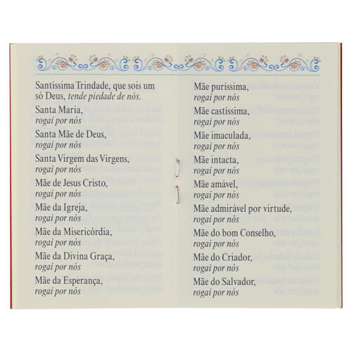 Booklet with glass rosary: "The Holy Rosary" of St Francis, PORTUGUESE 3