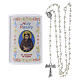 Booklet with glass rosary: "The Holy Rosary and the Mysteries" of St Francis, ENGLISH s1