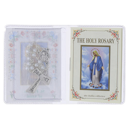 Mini libro "El Santo Rosario" con decena rosario San Francisco - IDIOMA INGLÉS 2