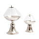 Transparent glass lamp on nickel base s1