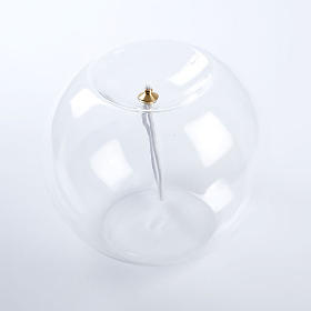 Spheric liquid wax lamp