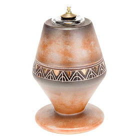 Conical ceramic lamp